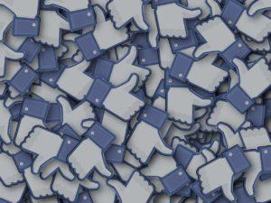 A picture of the Facebook-like button, showing the impact of social media on your reputation.