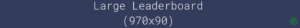 digital banner ad - large leaderboard