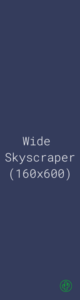 digital banner ad - wide skyscraper